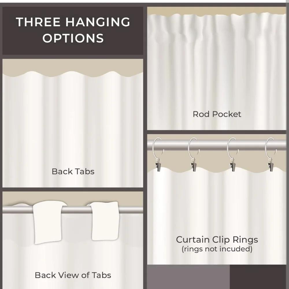 PIPER CLASSICS FARM MARKET STRIPE CURTAIN PANELS 84×40